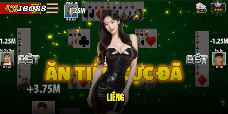 Liêng WIBO88 thử vận may với ba lá bài định mệnh 4 Liêng